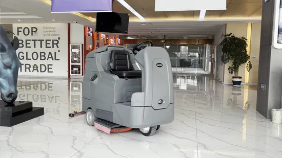 Ride on Floor Cleaning Machine Best Hard Tile Industrial Floor Scrubber for Warehouse